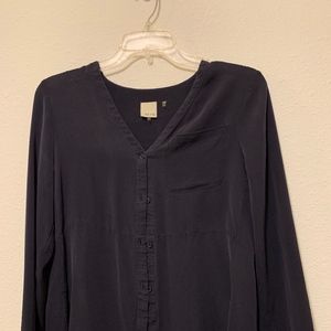 Ecru Button Down Blouse
